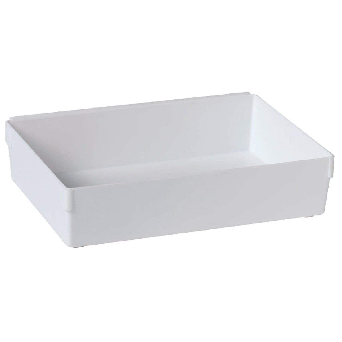 Rubbermaid 6 In. x 9 In. x 2 In. White Drawer Organizer Tray