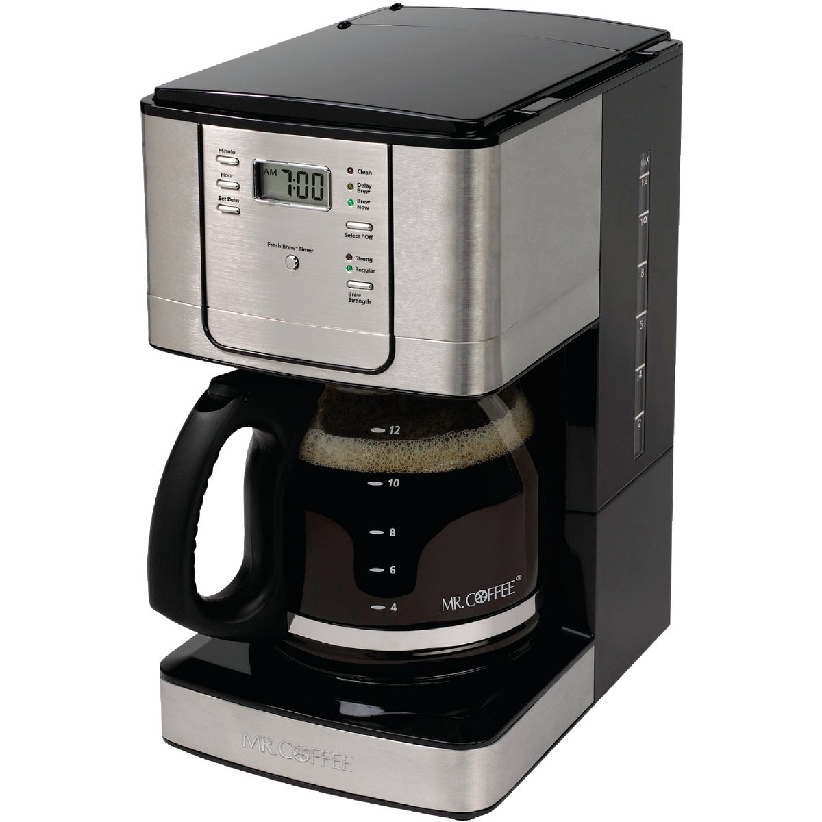 Mr Coffee 12 Cup Programmable Stainless Steel Coffee Maker