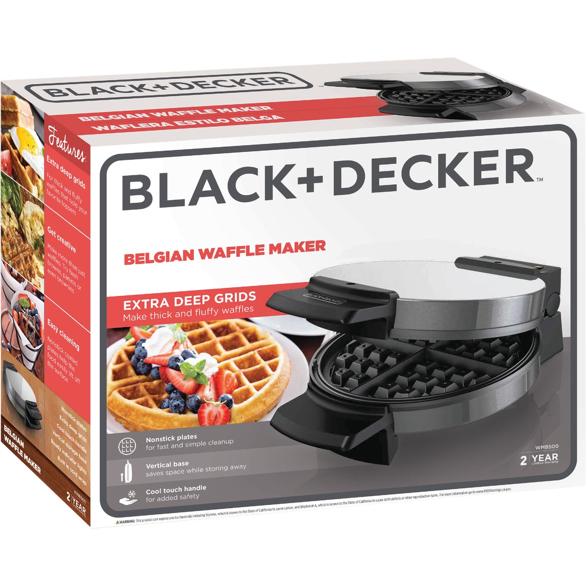 Black & Decker Belgian Waffle Maker