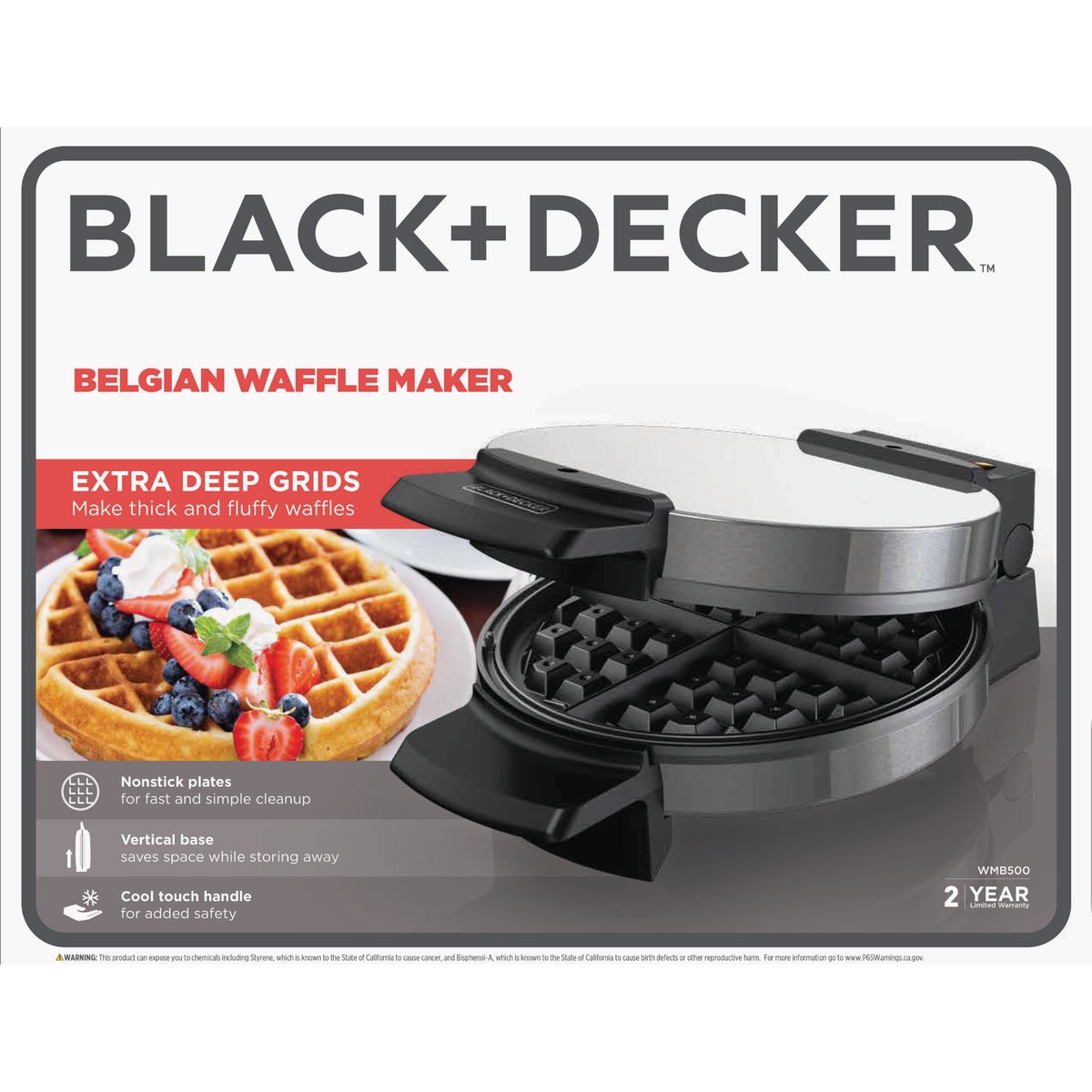 Black & Decker Belgian Waffle Maker