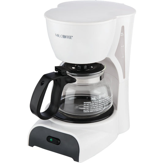 Mr Coffee 4 Cup White Coffee Maker