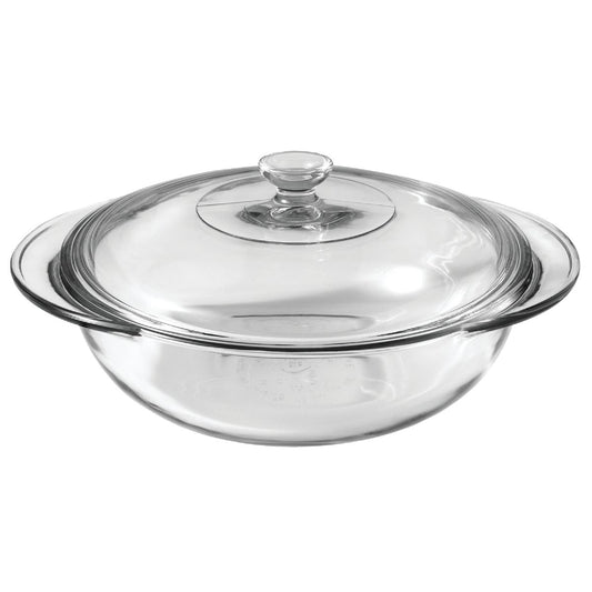 Anchor Hocking Oven Basics 2 Quart Glass Covered Casserole Dish