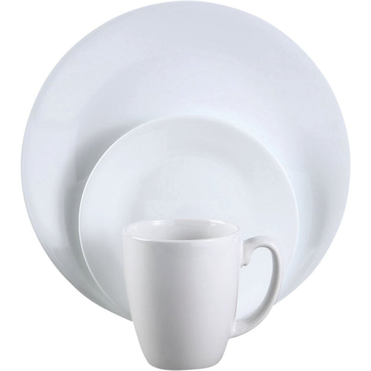 Corelle Winter Frost White Dinnerset (16 Piece)