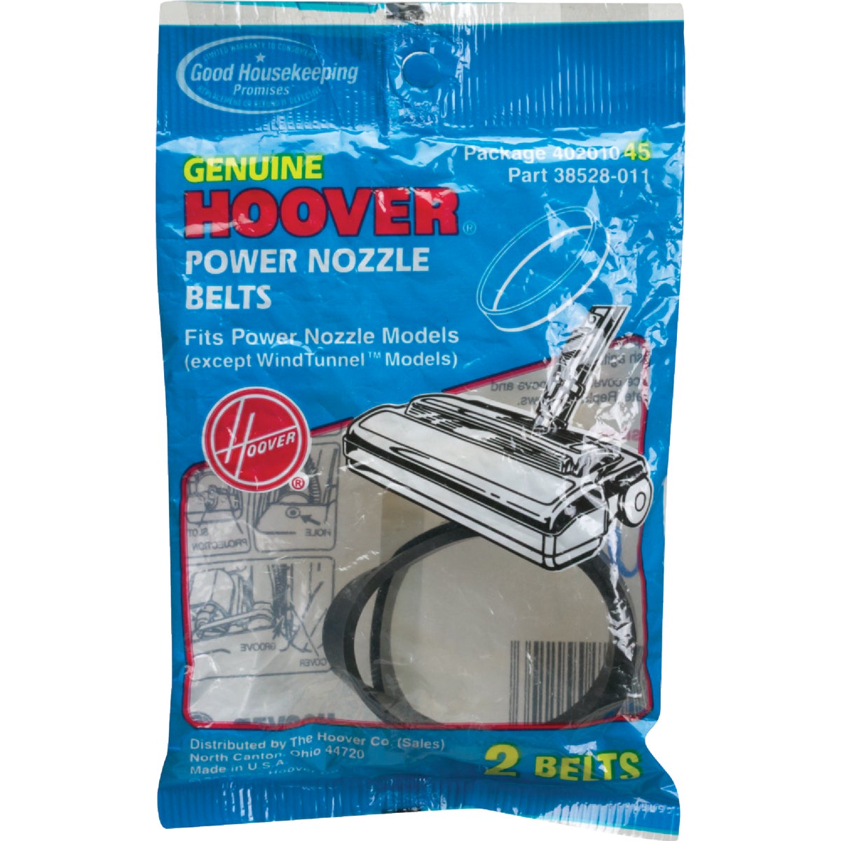 Hoover Model No. S3530 and Most Power Nozzle Vacuum Cleaner Belt (2-Pack)