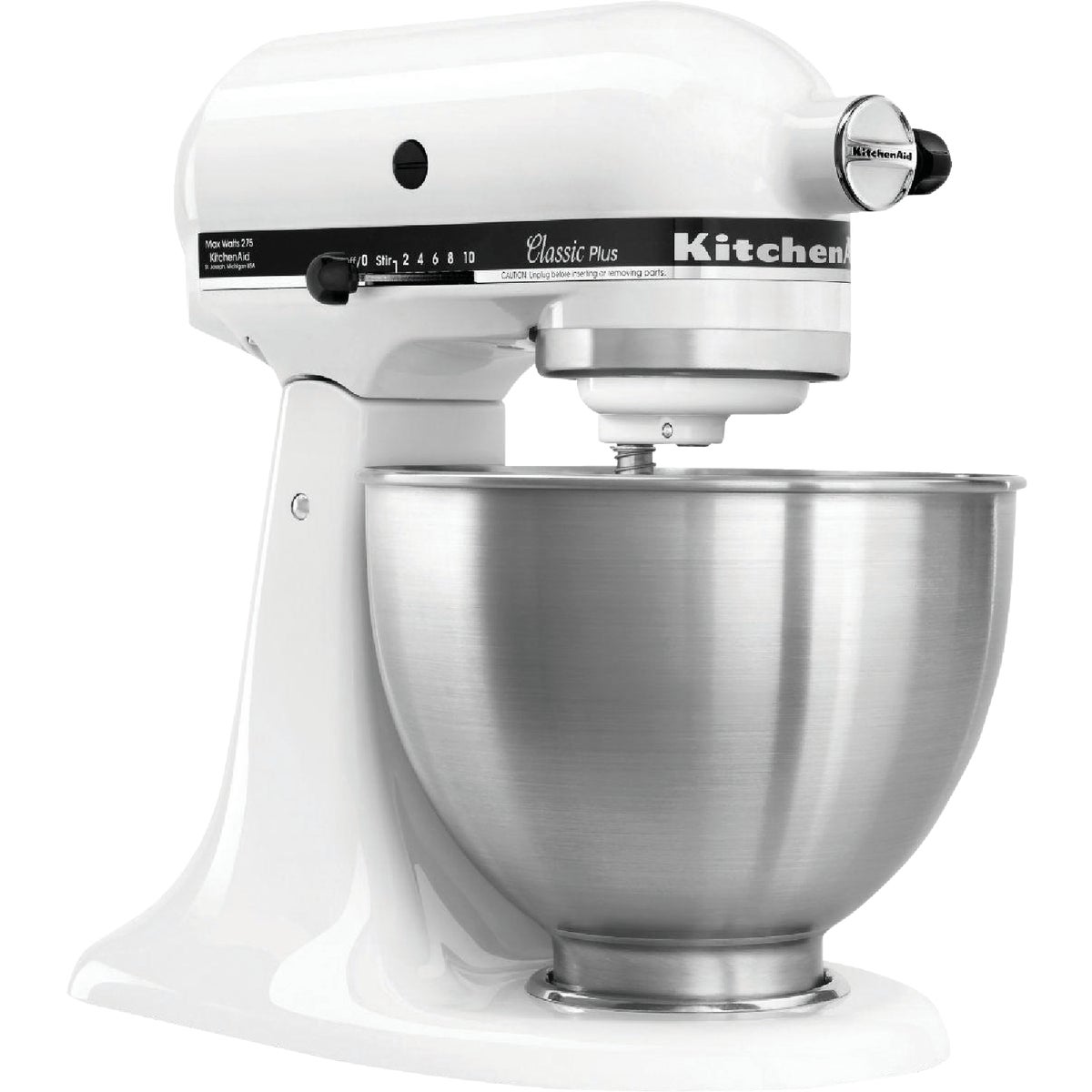 KitchenAid Classic Plus 10-Speed White Stand Mixer