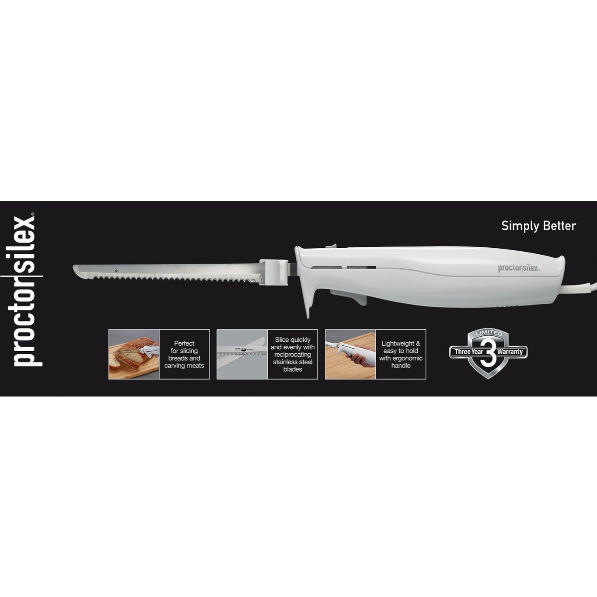 Proctor-Silex EasySlice Electric Knife