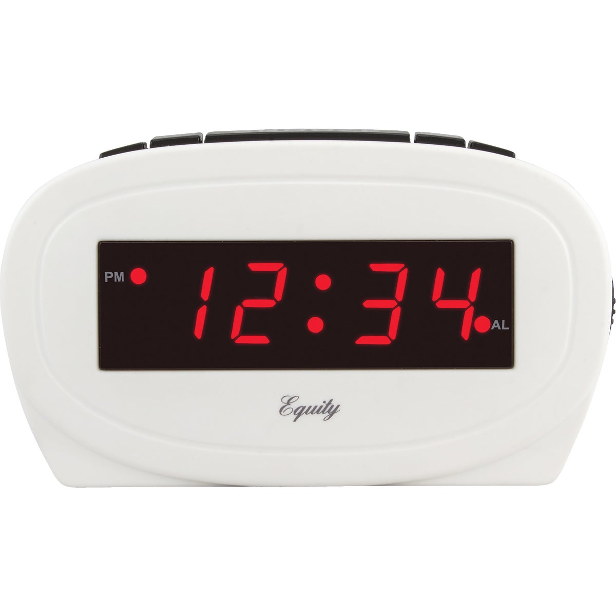 La Crosse Technology Equity White Electric Alarm Clock