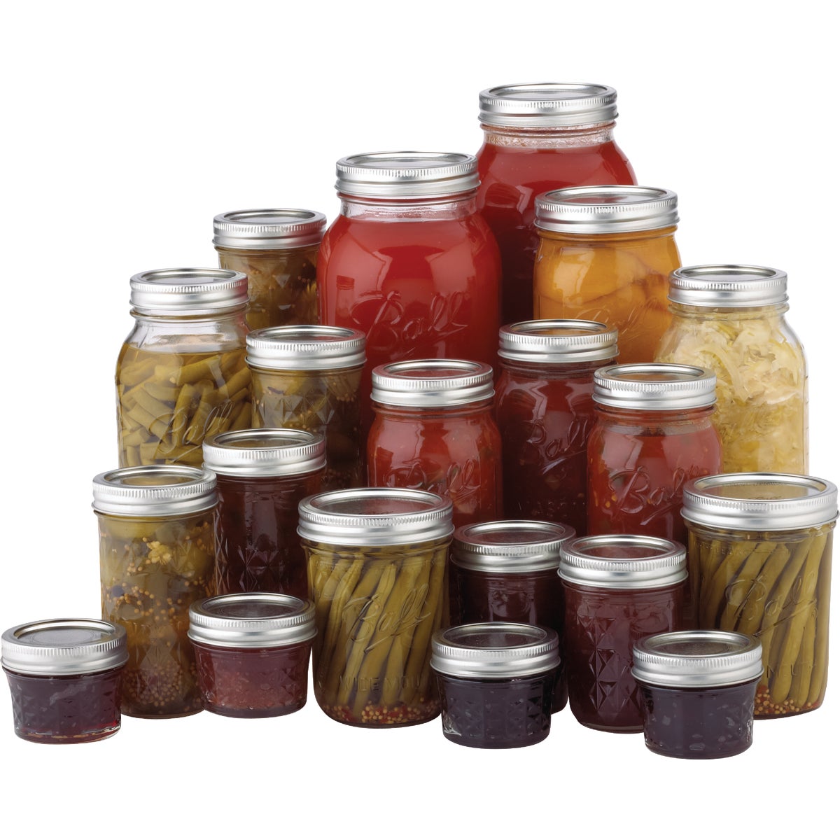 Ball Pint Wide Mouth Can-Or-Freeze Mason Canning Jar (12-Count)