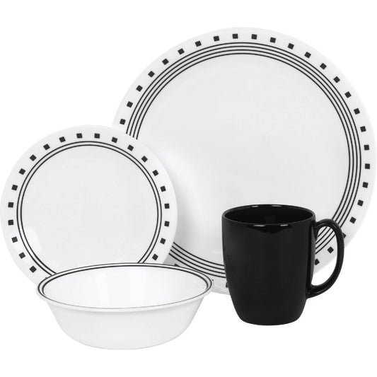 Corelle City Block Dinnerware (16 Piece)