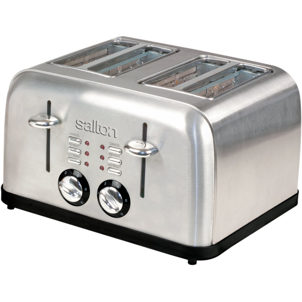 Salton 4-Slice Stainless Steel Toaster