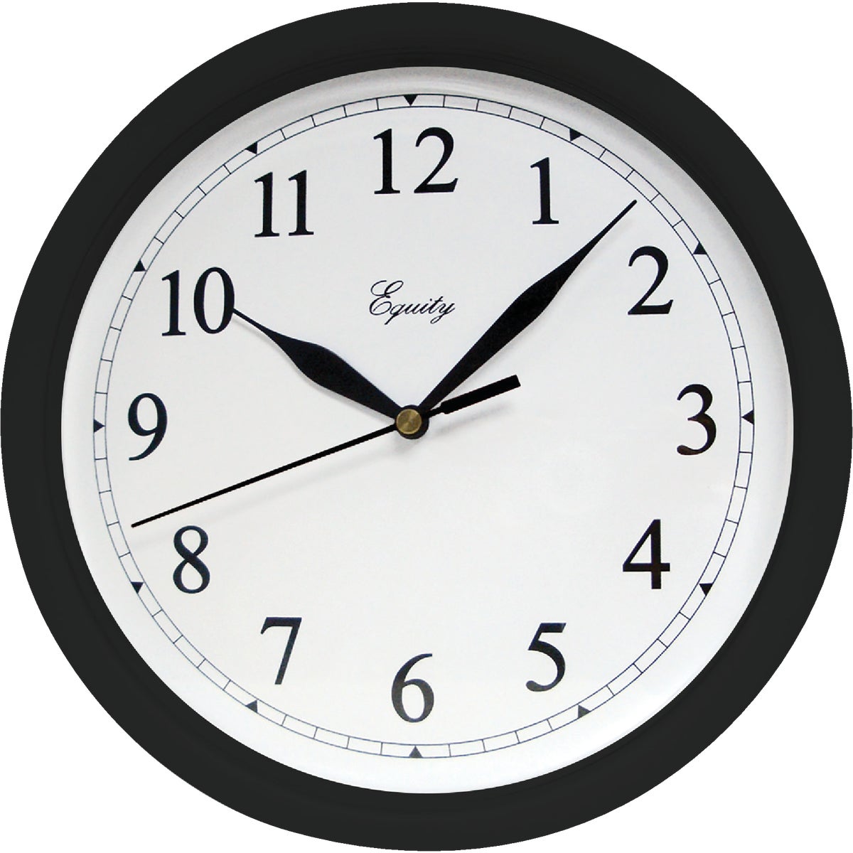 La Crosse Technology Equity Black Quartz Wall Clock