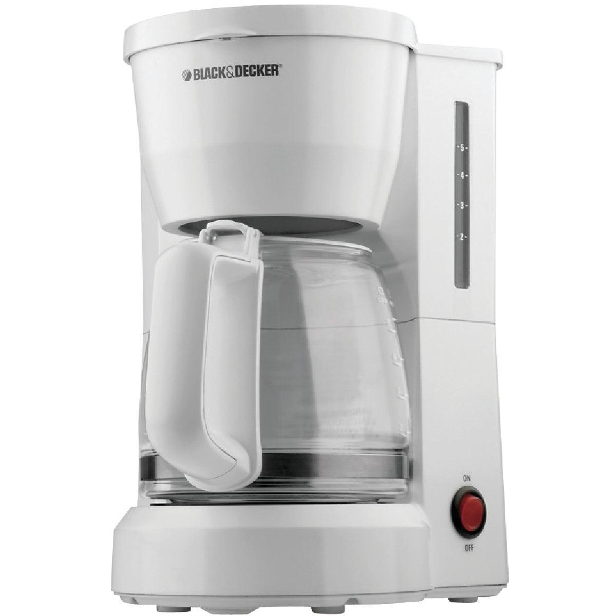 Black & Decker 5-Cup White Coffee Maker