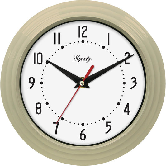 La Crosse Technology Equity Almond Traditional Wall Clock