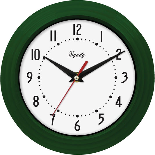 La Crosse Technology Equity Green Traditional Wall Clock