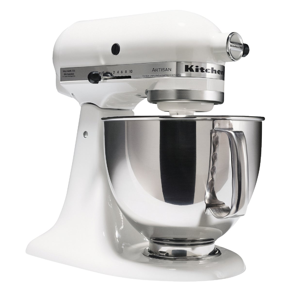 KitchenAid Artisan Series 10-Speed White Stand Mixer