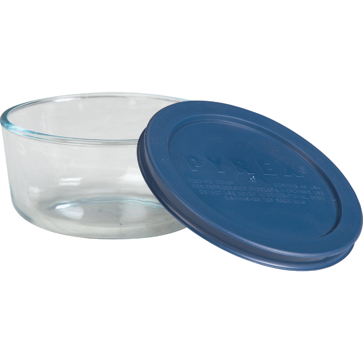 Pyrex Simply Store 2-Cup Round Glass Storage Container with Lid