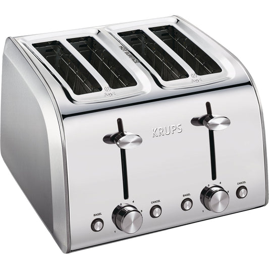 Krups 4-Slice Stainless Steel Toaster