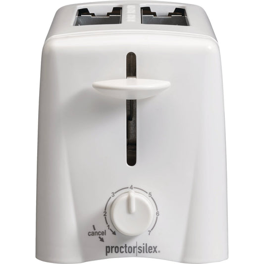 Proctor Silex 2-Slice White Toaster