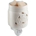 Candle Warmers Mason Jar White Ceramic Pluggable Fragrance Warmer