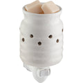 Candle Warmers Farmhouse White Ceramic Pluggable Fragrance Warmer
