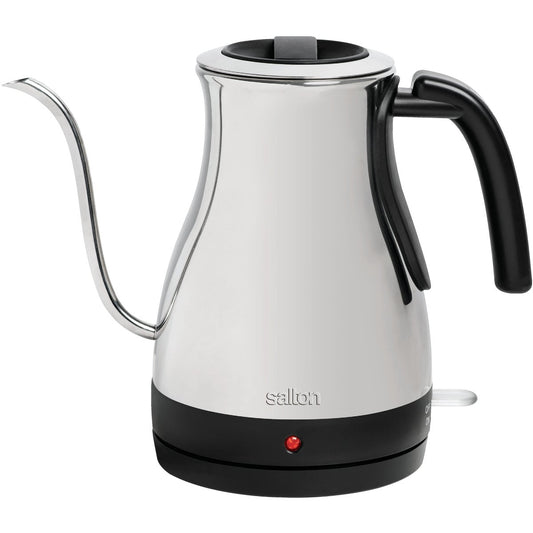 Salton 1 Qt. Stainless Steel Cordless Gooseneck Kettle