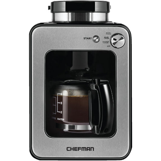 Chefman Grind and Brew 4 Cup Coffee Maker