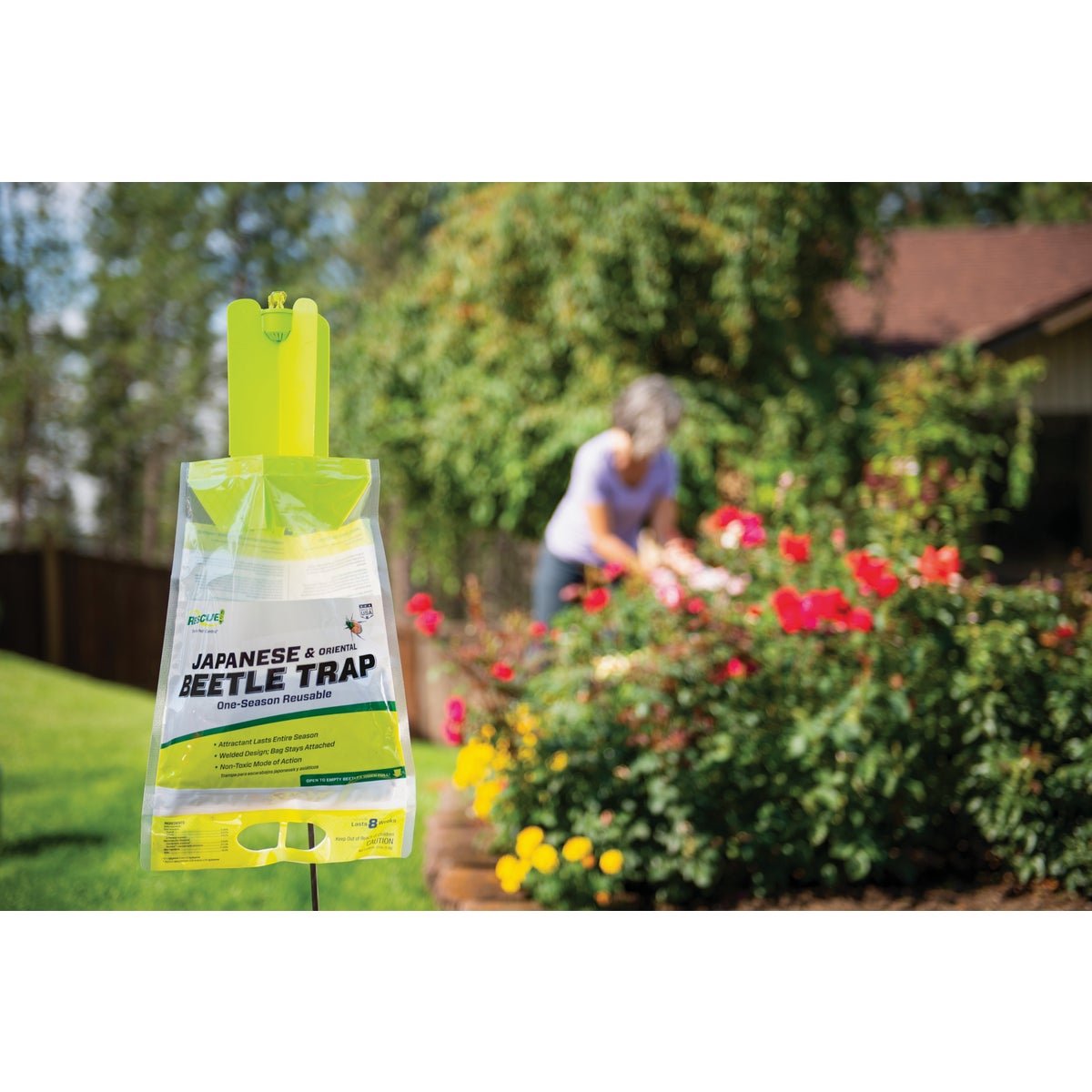 Rescue Reusable Outdoor Oriental & Japanese Beetle Trap