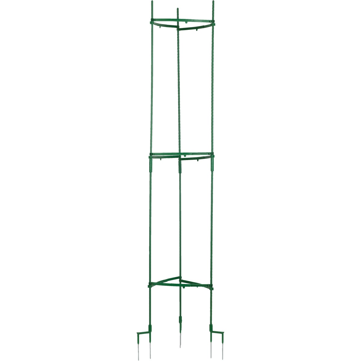 Gardener's Blue Ribbon Stake It Easy Plant 3 Ft. to 6 Ft. Green Steel Stake System