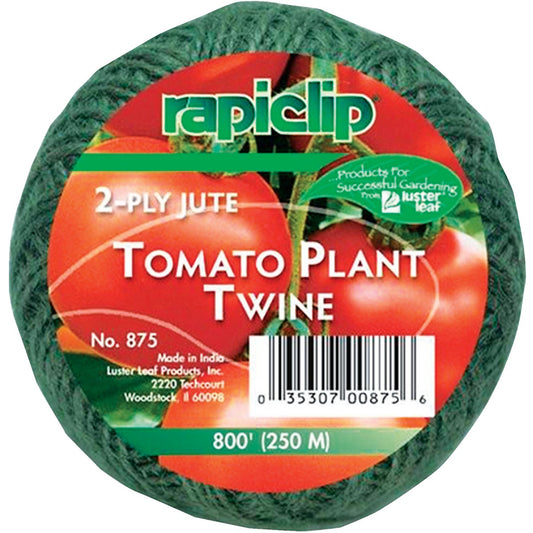 Rapiclip 800 Ft. Green Jute Plant Tie Tomato Twine