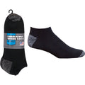 Carolina Ultimate Large Black No-Show Sock (3-Pack)