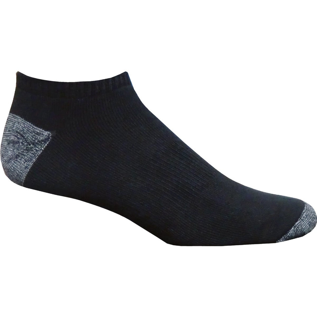 Carolina Ultimate Large Black No-Show Sock (3-Pack)