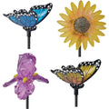 Moonrays Polyresin 35 In. H. Solar Stake Light Lawn Ornament