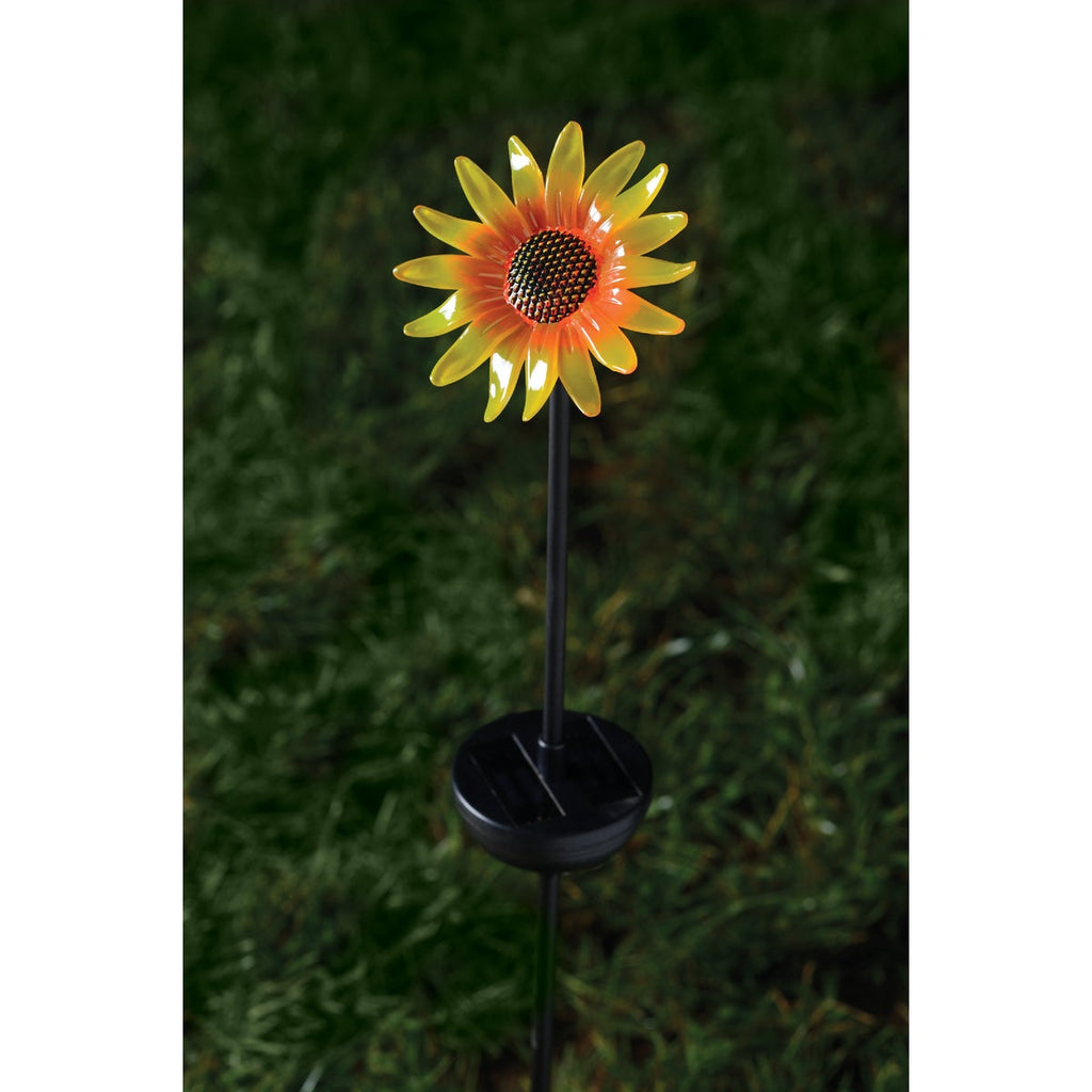 Moonrays Polyresin 35 In. H. Solar Stake Light Lawn Ornament