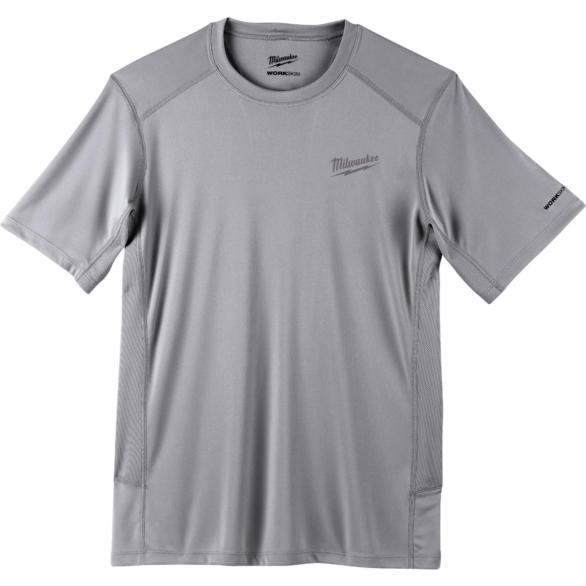 Milwaukee Workskin Large Gray Short Sleeve Men's Lightweight Performance Shirt