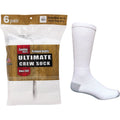 Carolina Ultimate Large White Crew Sock (6-Pack)