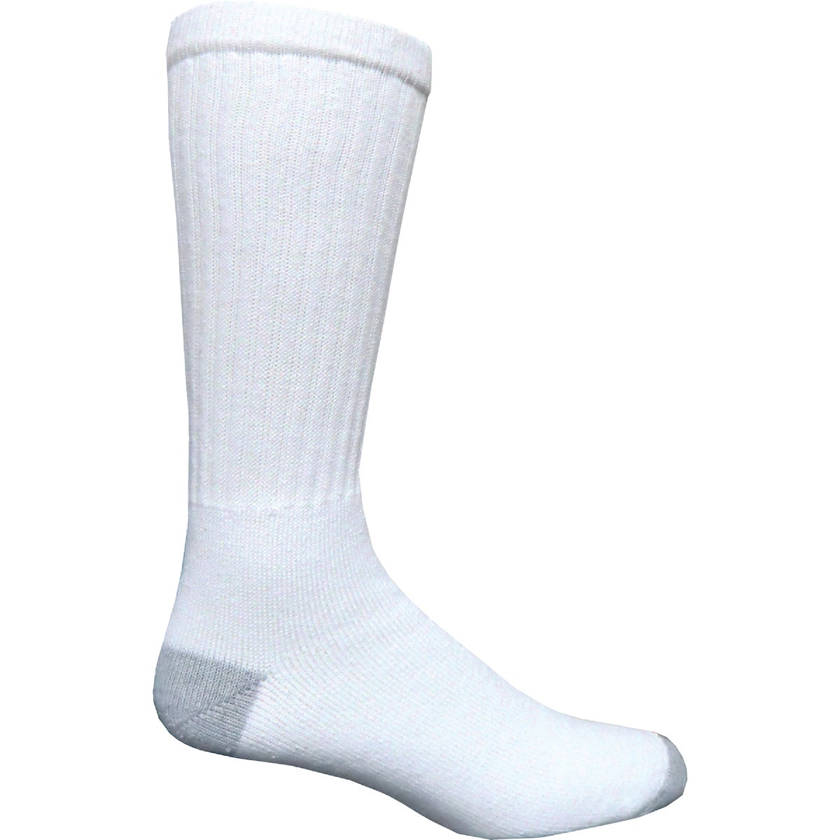 Carolina Ultimate Large White Crew Sock (6-Pack)