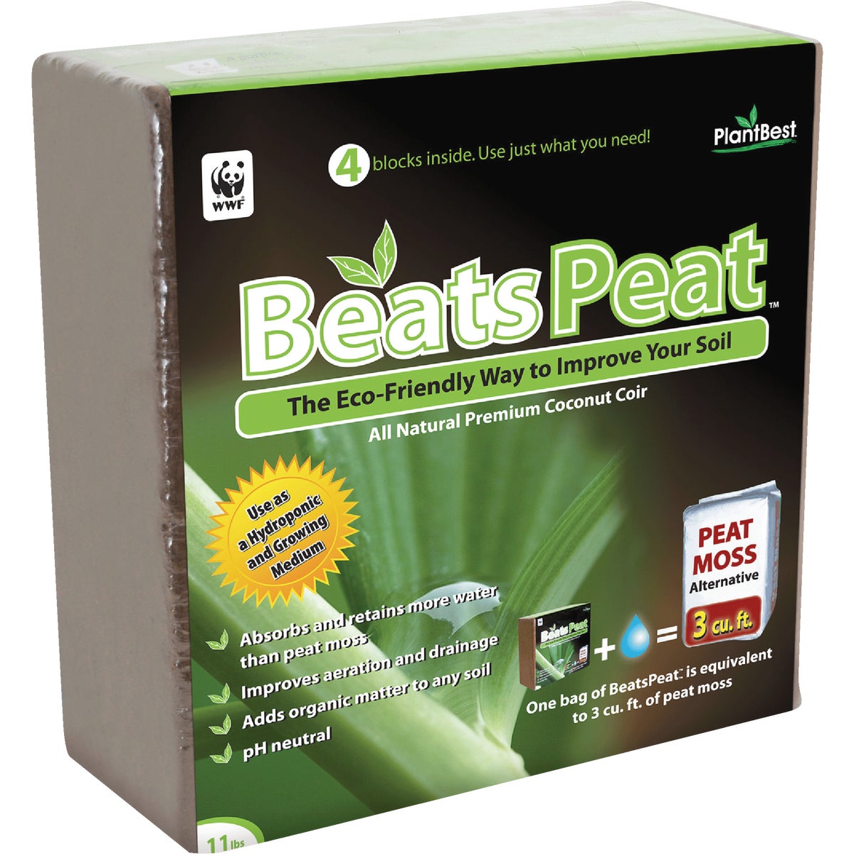 Beats Peat 3 Cu. Ft. Peat Moss Substitute