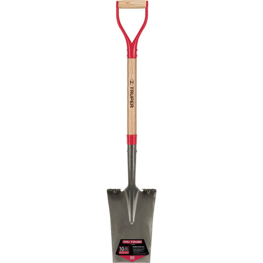 Truper Tru Tough 30 In. Wood D-Handle Square Point Garden Spade