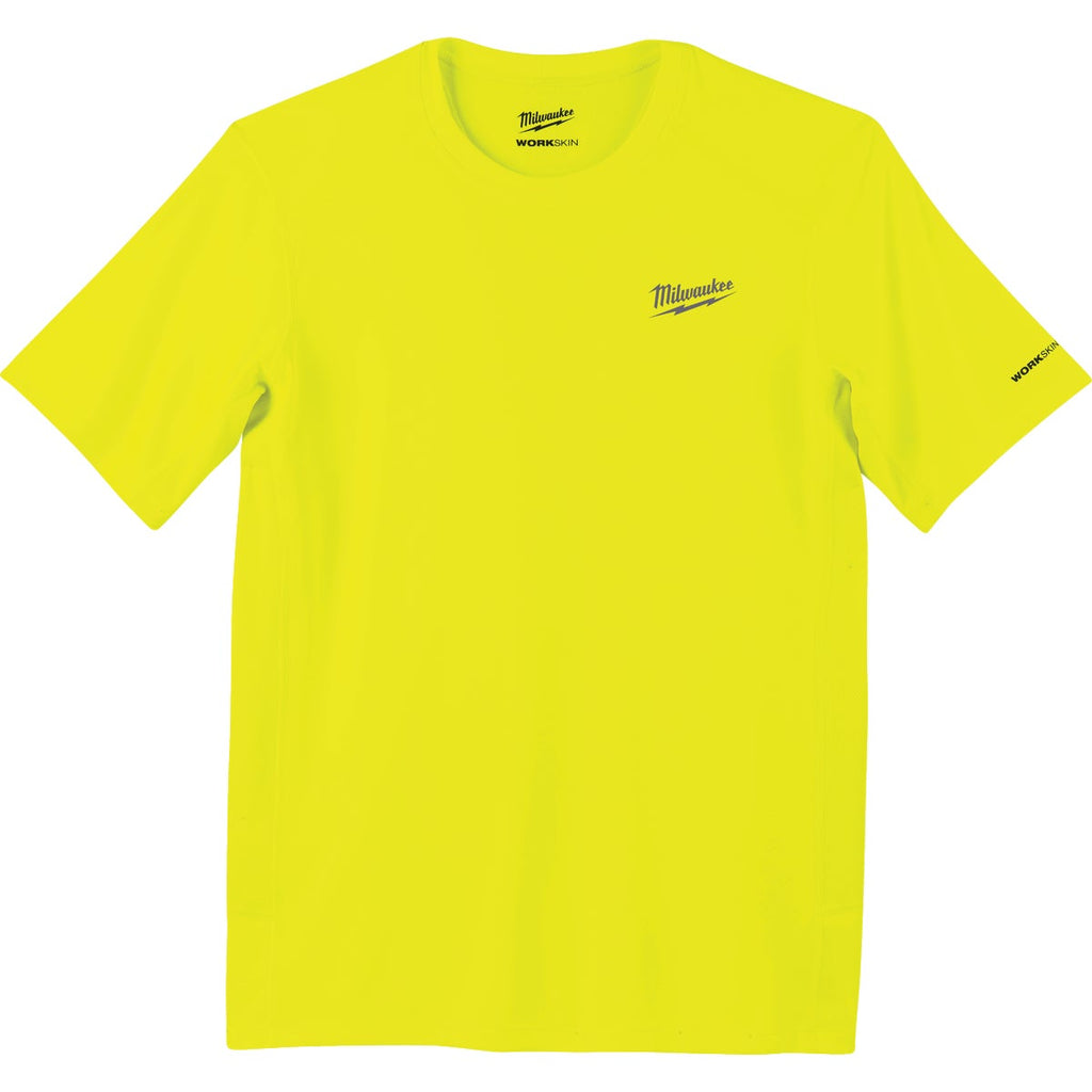 Milwaukee Workskin Medium High Visibility Short Sleeve Men's Lightweight Performance Shirt