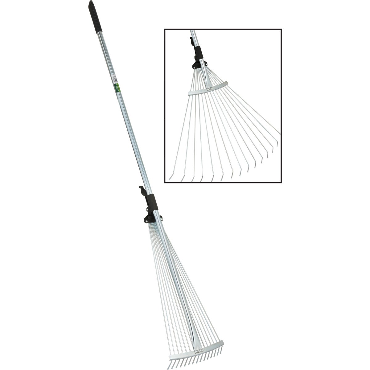 Best Garden 25 In. Steel Leaf Rake (15-Tine)