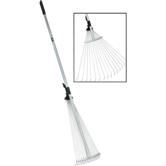 Best Garden 25 In. Steel Leaf Rake (15-Tine)