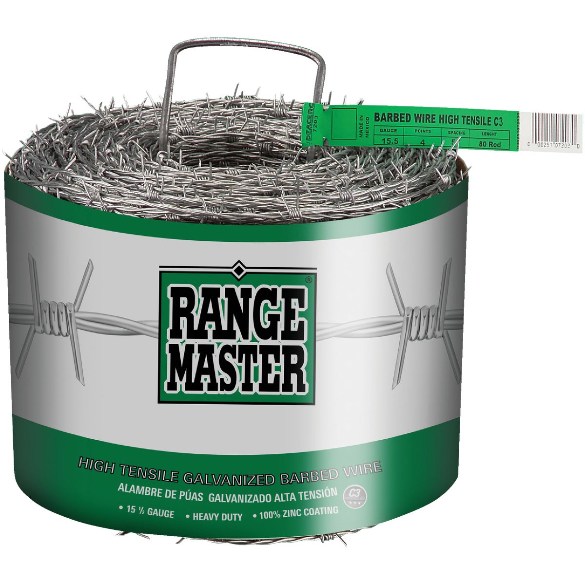 Range Master 1320 Ft. x 15.5 Ga. 4 Pt. Barbed Wire