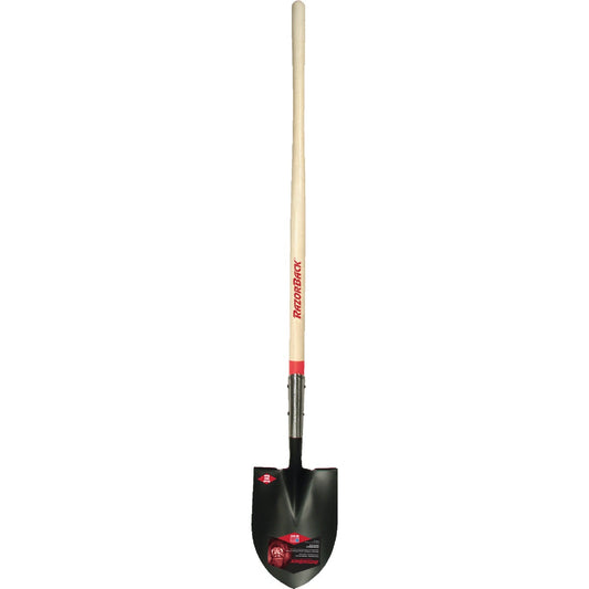 Razor-Back 48 In. Wood Handle Round Point Shovel