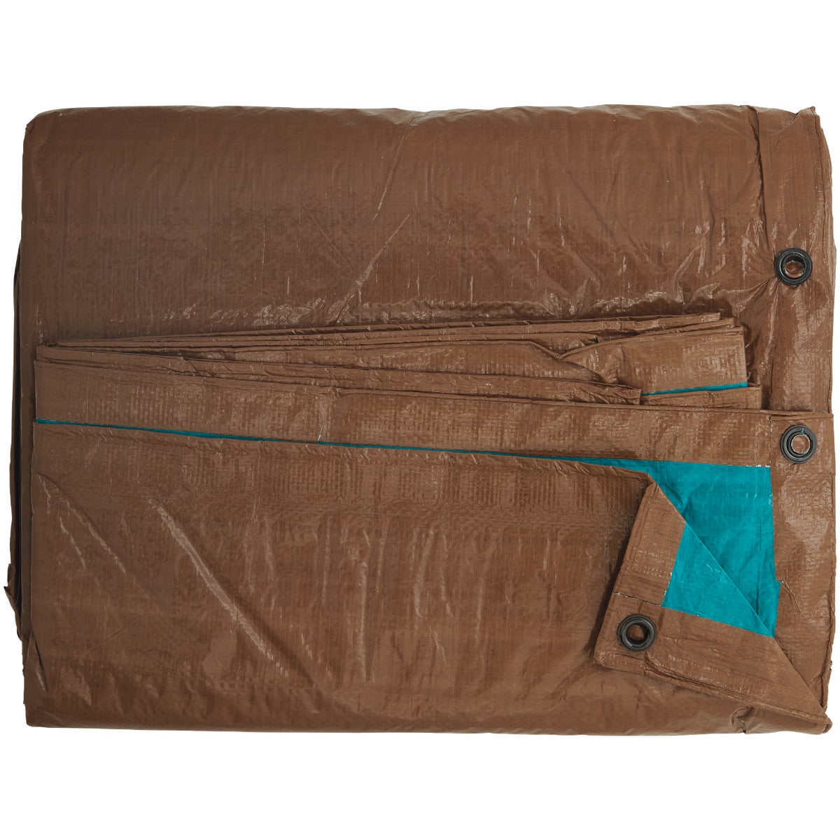 Do it Best 1 Side Green/1 Side Brown Woven 20 Ft. x 30 Ft. Medium Duty Poly Tarp