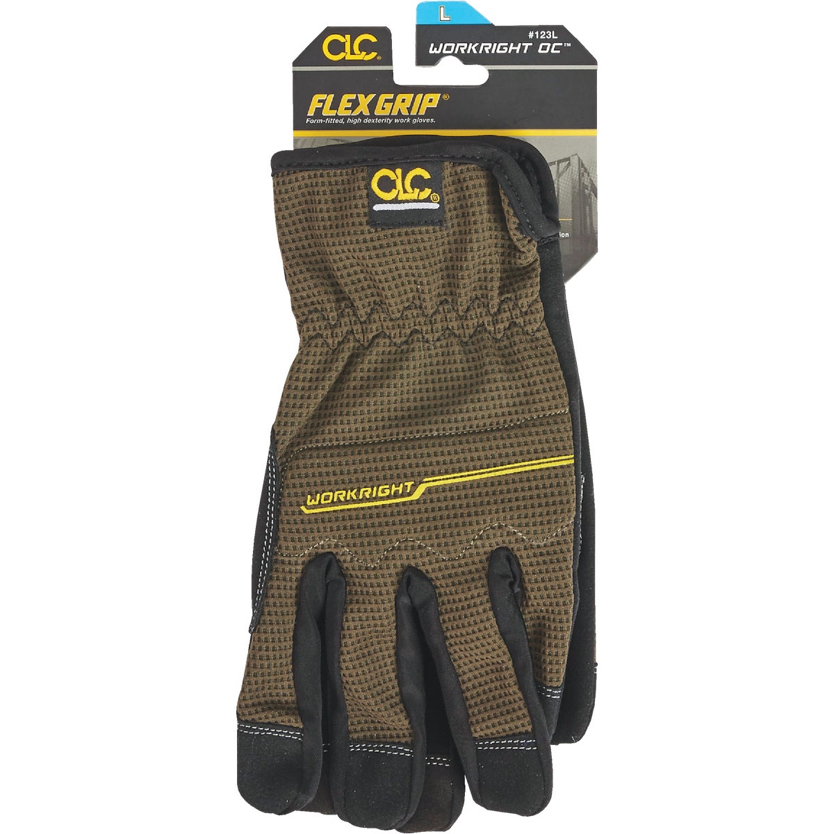 CLC Workright OC Men's Large Spandex Flex Grip Work Glove