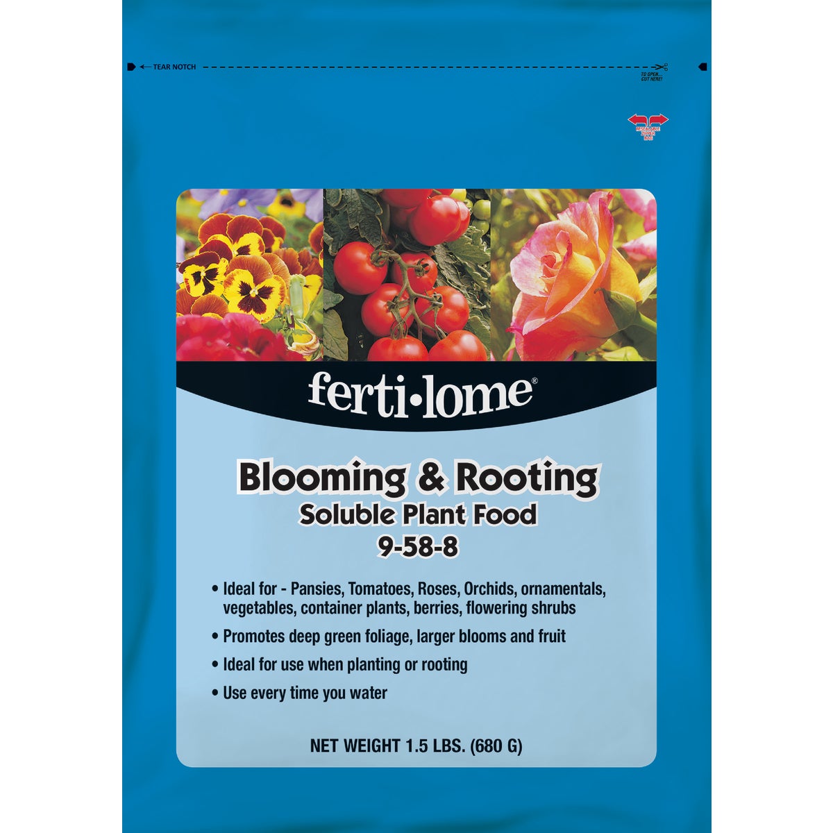 Ferti-lome 1.5 Lb. 9-58-8 Bloom & Root Soluble Dry Plant Food