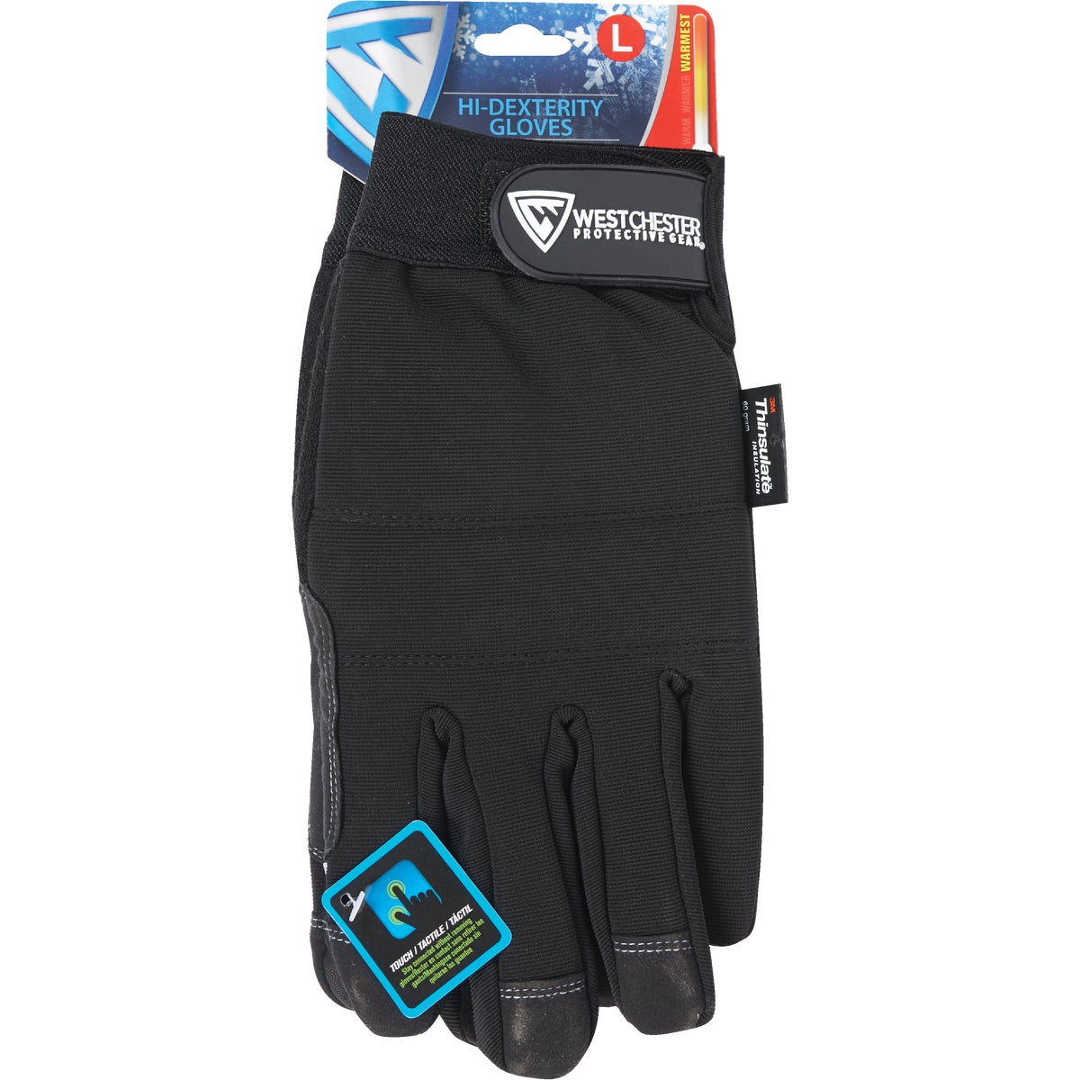 West Chester Men's Large Polyester High Dexterity Winter Work Glove