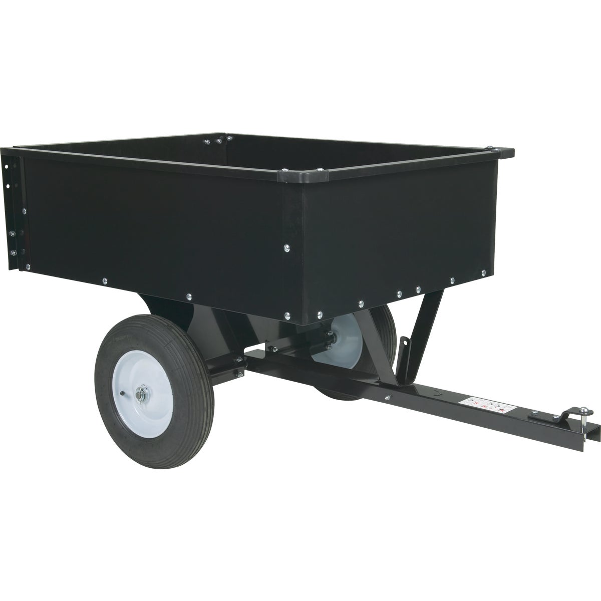 Best Garden 10 Cu. Ft. 500 Lb. Steel Tow-Behind Garden Cart