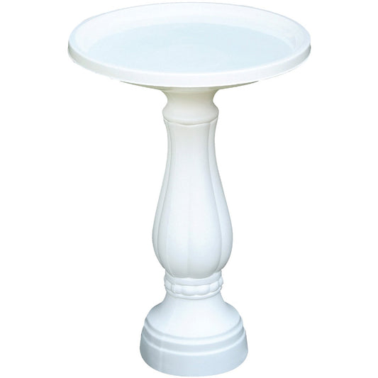 Bloem White Promo Bird Bath