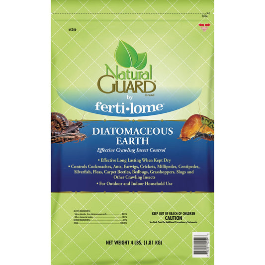 Natural Guard 4 Lb. Ready To Use Powder Diatomaceous Earth Crawling Insect Killer